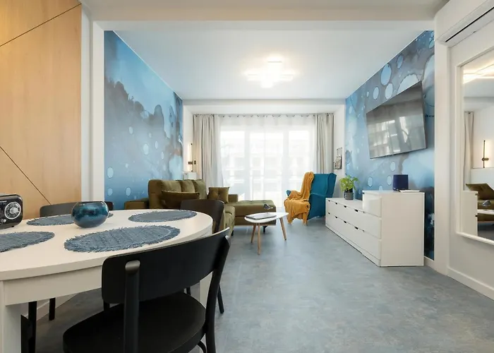 Blue Paradise Apartament - Basen - Spa- Sauna - Parking
